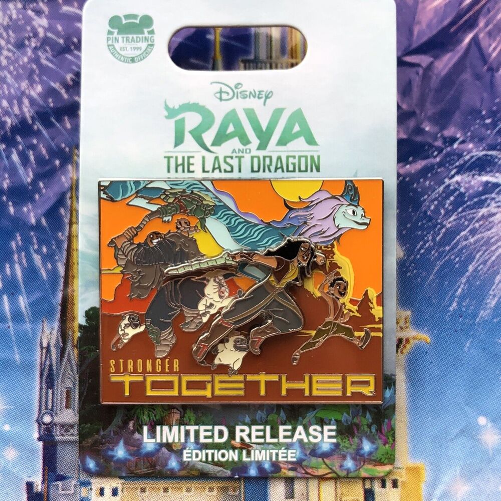 Disney Parks 2021 Raya And The Last Dragon Stronger Together LR 3D Pin
